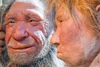 Modeller af neandertalere hvis spor er fundet i Europa og Asien.