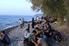 Den 29. august i år ankom 547 migranter til Lebos fra Tyrkiet fordelt på 13 forskellige både. Den græske ø er lige nu hjem for over 24.000 flygtninge og migranter, viser de seneste officielle tal. Foto: Stratis Balaskas/EPA