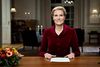 Ligesom sidste år valgte Helle Thorning-Schmidt at holde sin tale på kontoret i Statsministeriet i stedet for på Marienborg. Talen blev optaget før årsskiftet.