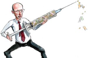 Satire - uge 1: Professor Jesper Rangvid opfordrer regeringen til at købe ind med arme og ben af vacciner uanset prisen. Nikolaj Lie Kaas insisterer på at få lov til at være skuespiller trods krænkelsesindustriens modstand. Og så har vi forhåbentlig set det sidste til Trump.