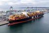 I 2027 forventes MSCs nye containerterminal at være klar på Aarhus Havn. MSC handler som det eneste store rederi i Europa fortsat med Rusland. Foto: Aarhus Havn