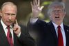 Donald Trump og Vladimir Putin har deres første officielle møde i dag. Foto: AP