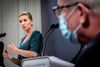 Mundbindskrav i offentlige transportmidler kan senere blive udvidet med krav om mundbind i andre situationer, f.eks. i supermarkeder, lød det lørdag fra statsminister Mette Frederiksen. Foto: Mads Claus Rasmussen/Ritzau Scanpix