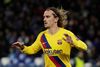 Barcelonas Antoine Griezmann fejrer sin scoring til 1-1 i Champions League-opgøret mod Napoli. Foto: Ciro De Luca/Reuters