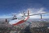 Nordic Seaplanes' kommende el-vandfly kommer til at se ud omtrent som på det billede. Navnet Noemi henviser til "no emission," altså ingen forurening. Foto: Presse