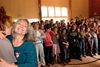 Ivalo Falk modtog i 2005 Dronningens Fortjenstmedalje for sin store indsats for musik og bevægelse. Foto: Nicolai Lorenzen