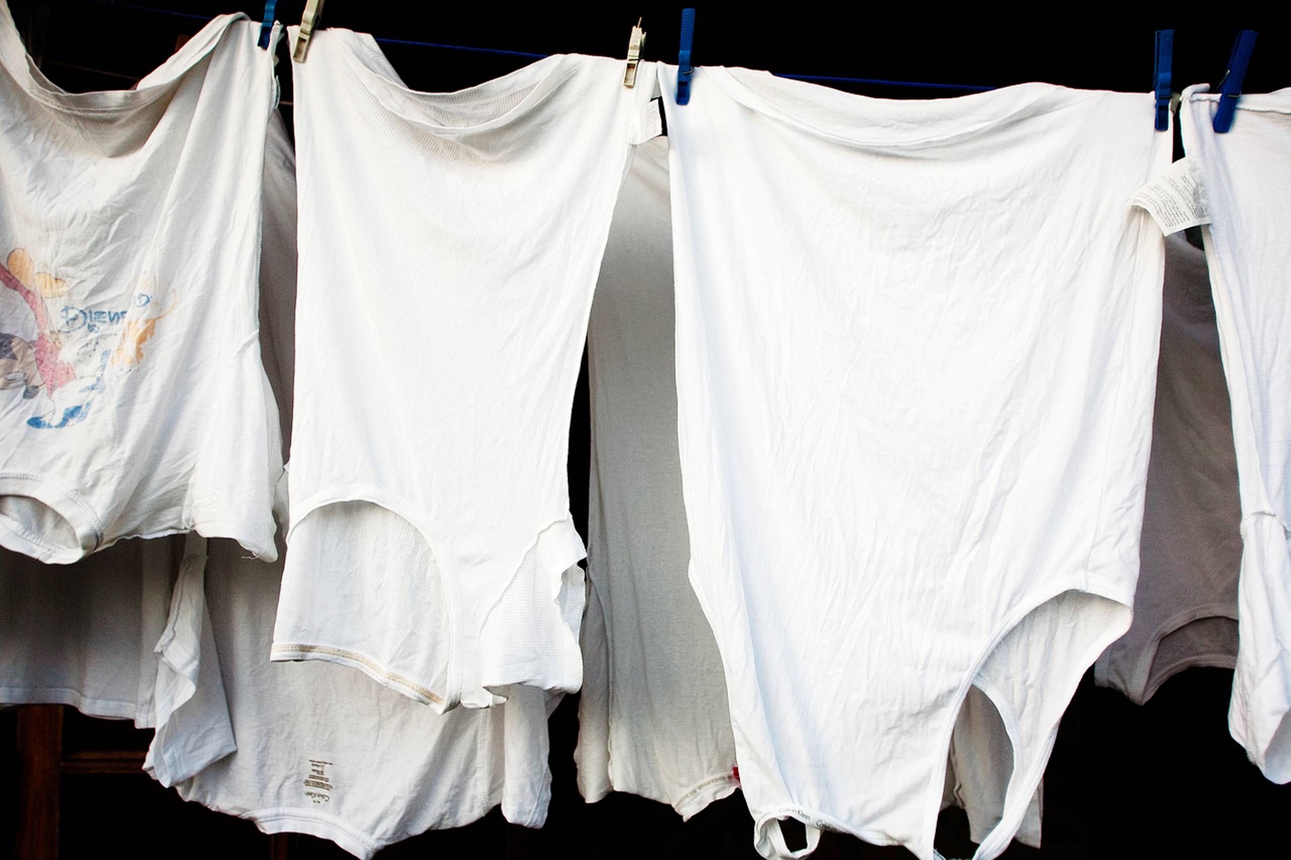 nyvaskede underbukser være møgbeskidte