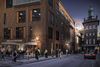 Illustration af en plads i Carlsbergbyen