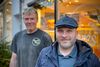 Indehaverne af Vores Bager Jeppe Frederiksen og Troels Margon har gang i butikken her op til jul, selvom corona stadig hersker i Viborg i øjeblikket. Foto: Emma Amalie Oxenbøll
