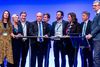 Fra venstre Linea Søgaard-Lidell, Charlotte Munch, Bergur Løkke Rasmussen, Søren Gade, Casper Pedersen, Henrik Noes Piester, Theresa Blegvad, Kim Valentin og Erik Poulsen til EU-landsmøde i Bella Center i København. lørdag den 2. marts 2019Martin Sylvest