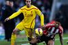 Lazar Markovic (tv.) scorede Liverpools enlige mål. Her kæmper han om bolden med Sunderlands Patrick Van Aanholt. Foto: Scott Heppell/AP
