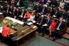 Theresa May kæmpede til det sidste, men det lykkedes ikke for premierministeren at få brexit-aftalen gennem Underhuset tirsdag. Foto: Jessica Taylor/AFP