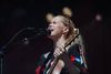 Tina Dickow, der i pinsen optrådte på Heartland Festival på Egeskov Slot, kan fredag fra scenen på Northside i Aarhus skimte sit barndomshjem. Foto: Per Lange/Polfoto