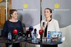 Udlændingestyrelsens folk befandt sig i Eritrea, da Karen Hækkerup valgte at forlade dansk politik. Her ses Hækkerup og hendes efterfølger, Mette Frederiksen, til overdragelsen i Justitsministeriet.