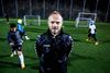 AGF har planer om at lave et pasningstilbud fem forskellige steder rundt i og omkring Aarhus. Et af de steder er Lyseng, hvor børn fra 0. til 3. klasse hver dag efter skole skal træne fodbold. René Frost er bestyrelsesmedlem i IF Lyseng og har kontakten til AGF omkring projektet. Foto: Mikkel Berg Pedersen