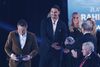 Zlatan Ibrahimovic blev mandag aften tildelt prisen som årets angriber i Sverige for 13. gang. Foto: Christine Olsson/Ritzau Scanpix