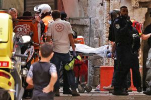 50-årig dræbt palæstinenser var ifølge nyhedsbureau læge i Jerusalem. Skyderi skete på "vredens dag".