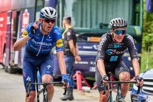 Kasper Asgreen (tv.) og Søren Kragh Andersen er to af sejrskandidaterne på 5. etape, der er den første enkeltstart i årets Tour de France. (Foto: Claus Bonnerup/Ritzau Scanpix)  