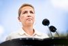 Statsminister og formand for Socialdemokratiet, Mette Frederiksen taler på Folkemødet i Allinge, Bornholm, fredag den 12. Juni 2026.. (Foto: Sebastian Elias Uth/Ritzau Scanpix)