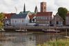 Ribe har været af helt central betydning i Vikingetiden. Med sin unikke placering har byen udgjort et oplagt handelscentrum for handelsfolk fra nær og fjern. Foto: Wikimedia Commons
