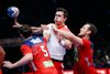 Rasmus Lauge har scoret 111 mål og lavet 56 assists i 19 ligakampe for Flensburg-Handewitt i efteråret. Han er med egne ord i storform inden EM. Foto: Christophe Ena/AP