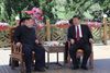 Nordkoreas leder, Kim Jong-un, mødtes med Kinas præsident, Xi Jinping, i den nordøstlige kinesiske havneby Dalian. Foto: Ju Peng/Xinhua via AP