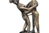 "Amourøst par" i bronze er vurderet til 40.000-50.000 kr. Foto: Bruun Rasmussen.