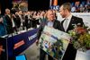 Lars Løkke Rasmussen og Jakob Ellemann-Jensen på Venstres landsmøde i 2019. Løkke forlader nu partiet helt, og formand Ellemann står tilbage med et parti, der kæmper med at få styr på sig selv, vurderer Jyllands-Postens politiske redaktør, Marchen Nell Gjertsen. Foto: Claus Bonnerup