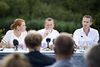 Venstre-toppen præsenterede under sit sommergruppemøde i 2014 et udlændingepolitisk udspil, der skulle gå på to ben. I dag kniber det med balancen, erkender udlændingeminister Inger Støjberg. Foto: Lars Krabbe