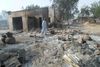 Ved angrebene på en landsby ved Maiduguri den 31. januar blev mindst 86 dræbt og mange hytter brændt ned. Arkivfoto: Jossy Ola/AP