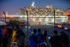 Krydstogtskibet Diamond Princess på havnen i byen Yokohama syd for Tokyo. Foto: Athit Perawongmetha/Reuters