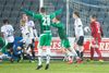 Frederik Tingager har scoret til 0-2 for OB i kampen mod AGF. Foto: Mikkel Berg Pedersen
