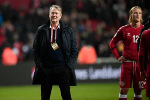 
    Landstræner Åge Hareide lignede en tilfreds mand efter kampen. Foto: Lars Poulsen
  