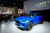 Den nye Jaguar SUV kommer i slutningen af 2015, men står i Frankfurt med sit lækre design. Foto: Newspress
