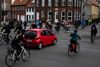 Åbningen af letbanen til Grenaa har sat krydset Nørreport/Kystvejen under endnu større pres, og det smitter også af på nabokrydset Nørreport/Mejlgade. Foto: Christian Lykking