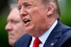 USA's præsident, Donald Trump, holdt fredag pressemøde i Rosenhaven ved Det Hvide Hus. Her meddelte han, at han trækker USA ud af samarbejdet med Verdenssundhedsorganisationen WHO. Foto: Win McNamee/AFP