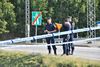 Politiet er i gang med tekniske undersøgelser på gerningstedet. Foto: Helén Jåma/TT/Ritzau Scanpix