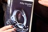 Den engelske udgave af den tredje bog i den erotiske bestseller-trilogi "Fifty Shades of Grey."
