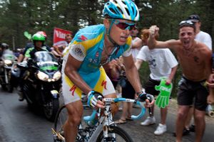 Alexandre Vinokourov ved Tour de France i 2010. Foto: Ole Steen