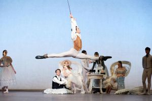 På scenen er balletdanser Jonathan Chmelensky berømt for sine adrætte spring. Arkivfoto