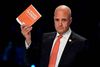 Fredrik Reinfeldt, svensk statsminister og leder af Moderaterne, står til at tabe valget på søndag. Han har gjort sig bemærket med sin meget åbne holdning til indvandrere. Foto: Björn Lindahl/Aftonbladet