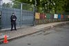 Det Jødiske Samfund har bedt om, at bevogtningen ved Carolineskolen bliver udført af politiet, og det ønske er blevet efterkommet. Arkivfoto: Martin Lehmann/Polfoto
