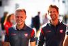 Kevin Magnussen og Romain Grosjean har stor respekt for hinanden. Foto: Haas F1 Team