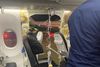 Passenger oxygen masks hang from the roof next to a missing window and a portion of a side wall of an Alaska Airlines Flight 1282, which had been bound for Ontario, California and suffered depressurization soon after departing, in Portland, Oregon, U.S., January 5, 2024 in this picture obtained from social media. Kyle Rinker via X/via REUTERS THIS IMAGE HAS BEEN SUPPLIED BY A THIRD PARTY. MANDATORY CREDIT.NO RESALES.NO ARCHIVES.