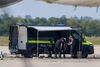 Dele af lufthavnen måtte lukke, da dronen med sprængstof blev fundet 4. august. Foto: REUTERS/Axel Schmidt