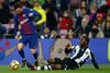 Efter 12 minutter satte Lionel Messi selv et angreb op, hvorefter han trak ind i feltet og helflugtede et oplæg fra Jordi Alba i mål via stolpen. Foto: Manu Fernandez
