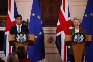 EU og Storbritannien begynder nyt kapitel i samarbejde efter principaftale om Nordirland, siger von der Leyen.