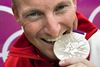 En glad Anders Golding vandt Danmarks første medalje.