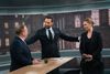 Det var første gang, at S-formand Mette Frederiksen mødte statsminister Lars Løkke Rasmussen (V) i en tv-duel. Foto: Bjarne Bergius Hermansen/DR
