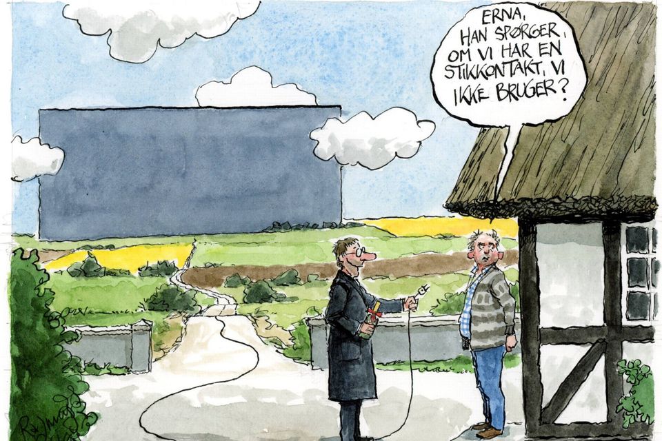 Dagens tegning: De tager strømmen - Jyllands-Posten